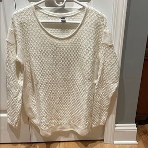 Old Navy Textured Cream Sweater